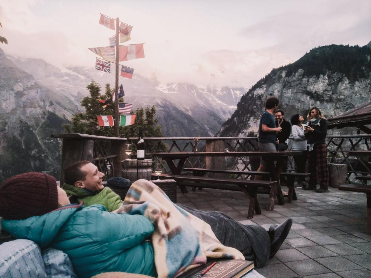 Mountain Hostel Gimmelwald Bagian luar foto