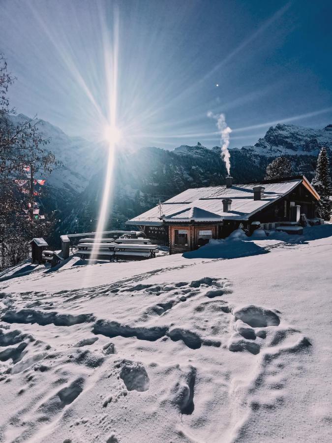 Mountain Hostel Gimmelwald Bagian luar foto
