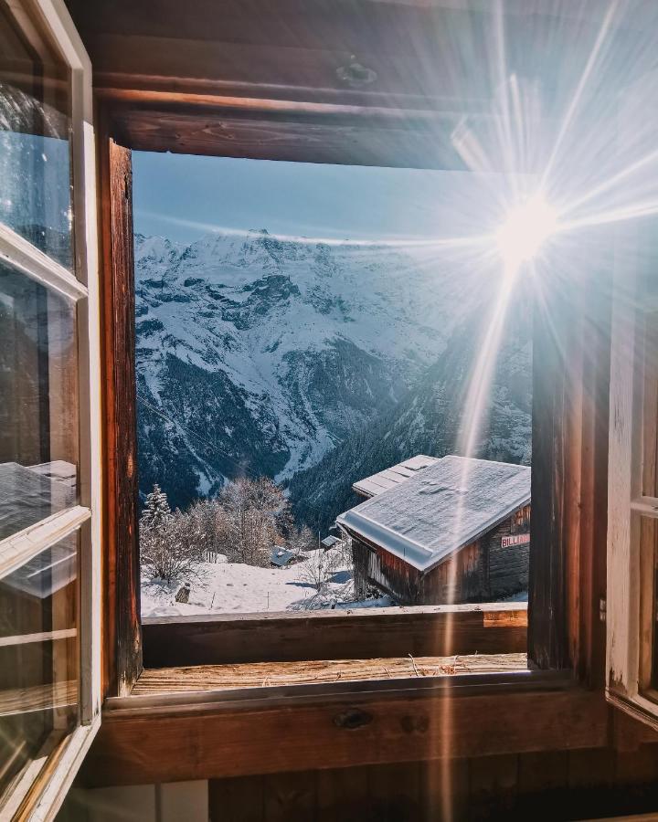 Mountain Hostel Gimmelwald Bagian luar foto