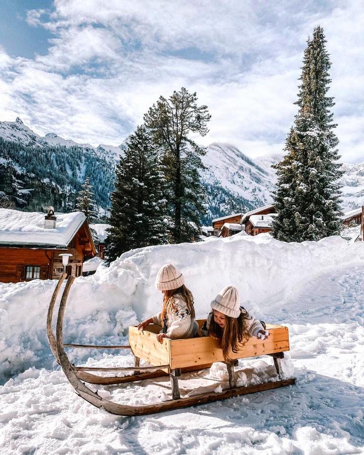 Mountain Hostel Gimmelwald Bagian luar foto