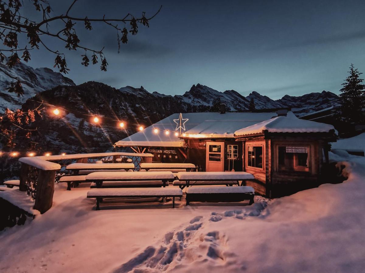 Mountain Hostel Gimmelwald Bagian luar foto