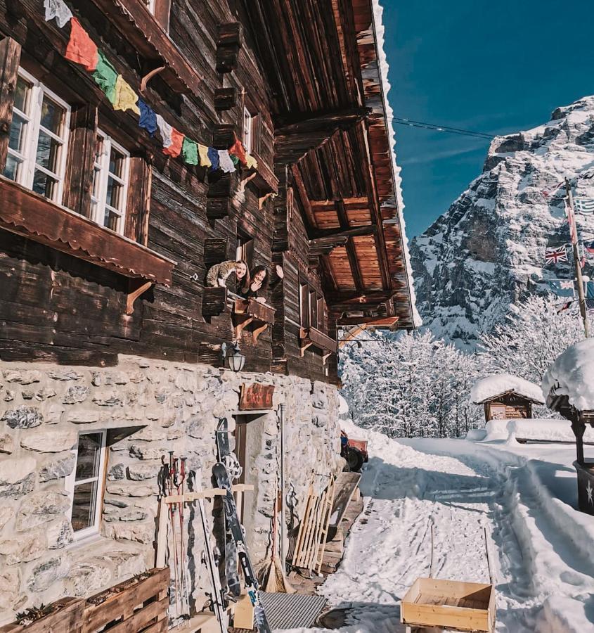 Mountain Hostel Gimmelwald Bagian luar foto