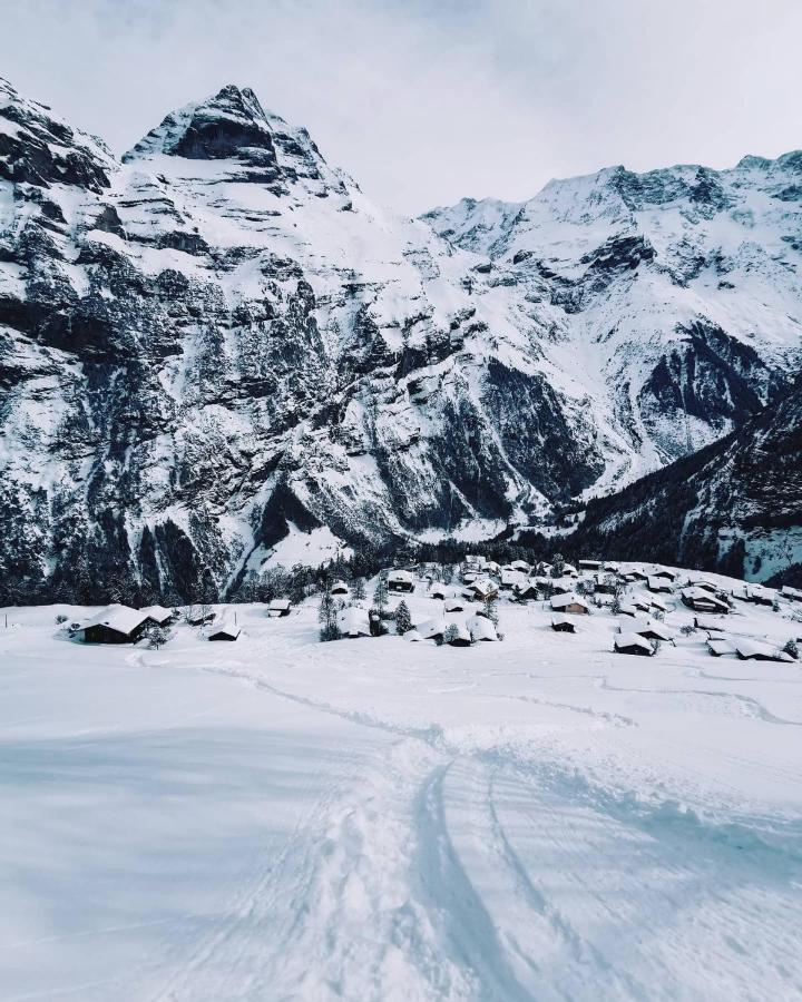 Mountain Hostel Gimmelwald Bagian luar foto