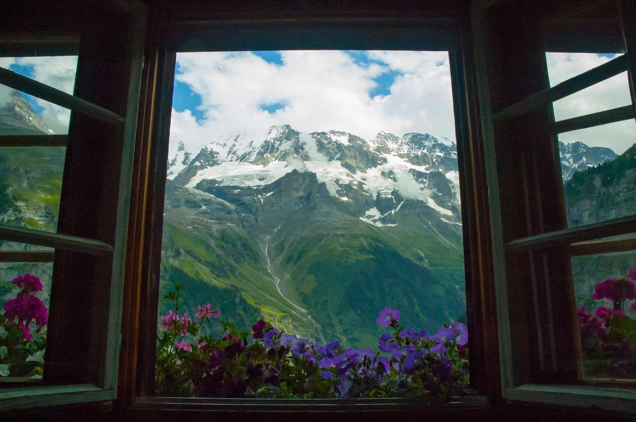 Mountain Hostel Gimmelwald Bagian luar foto